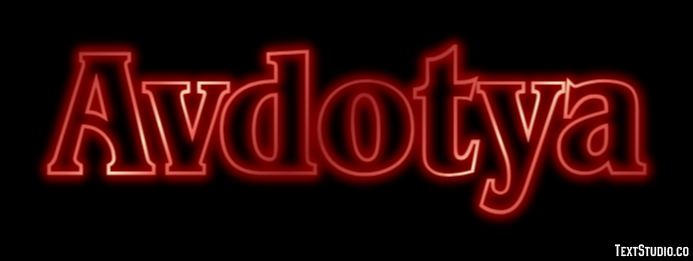 Avdotya Эффект текста