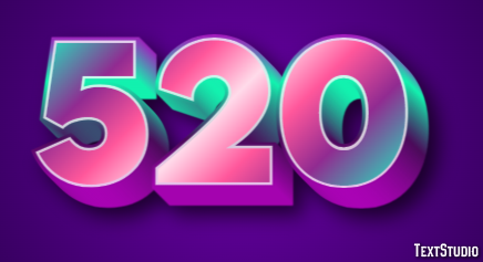 520 Text Effect