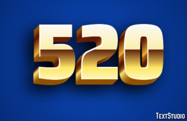 520 Эффект текста
