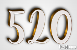 520 Эффект текста