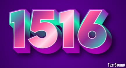 1516 Text Effect