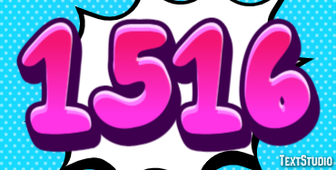1516 Text Effect