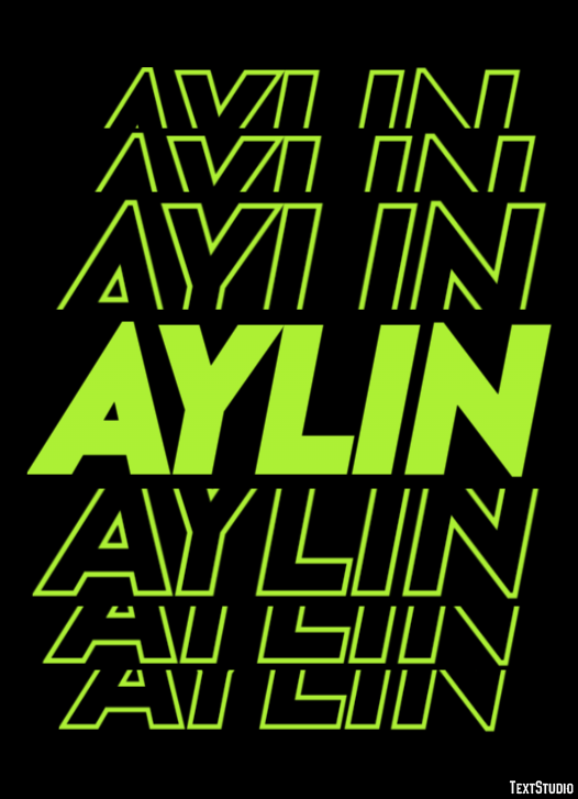 Aylin Text Effect