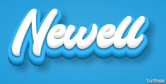 Newell Text Effect
