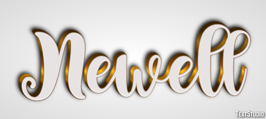 Newell Text Effect