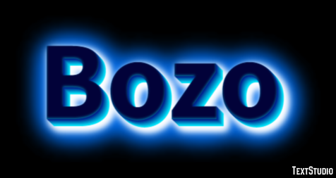 Bozo Text effect