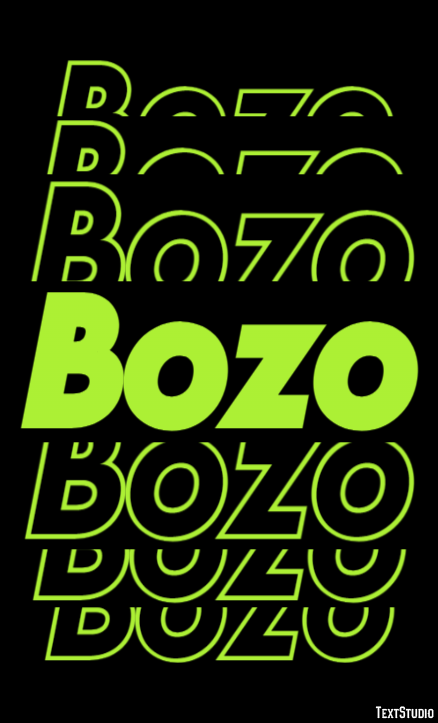 Bozo Text Effect