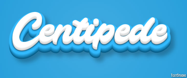 Centipede Effet de texte