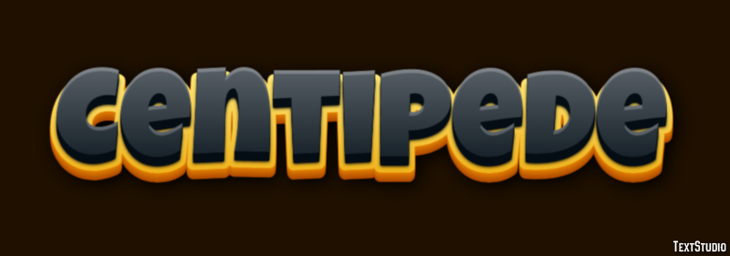 Centipede Effet de texte