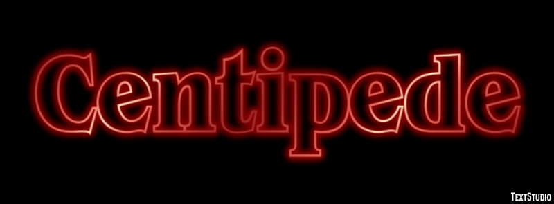 Centipede Texteffekt