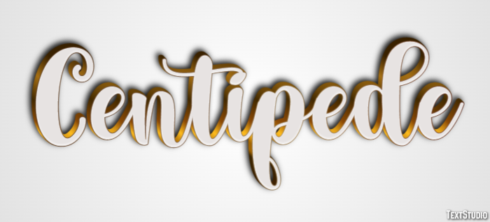 Centipede Texteffekt