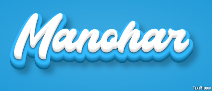 Manohar Text Effect