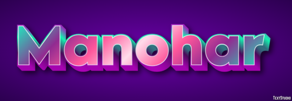 Manohar Text Effect