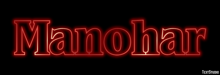 Manohar Text Effect