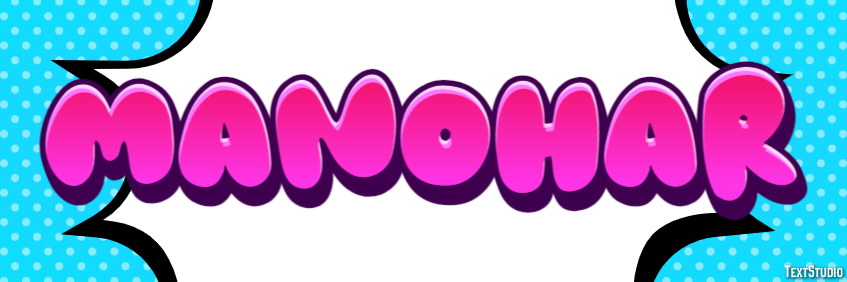 Manohar Text effect