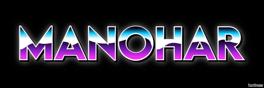 Manohar Text Effect