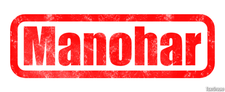 Manohar Text effect