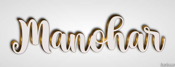 Manohar Text Effect