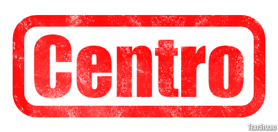 Centro Efeito de texto