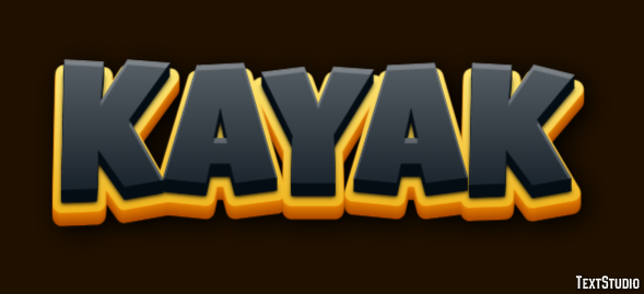 Kayak Tekst Effect