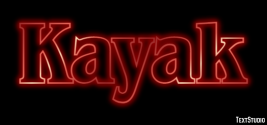 Kayak Tekst Effect