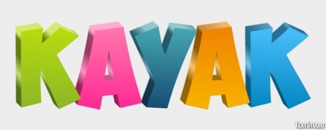 Kayak Tekst Effect