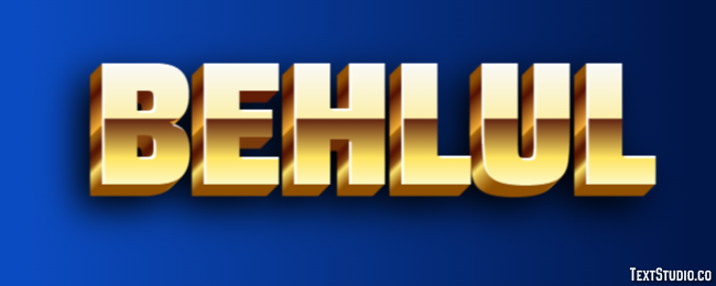 Behlul Efecto de texto