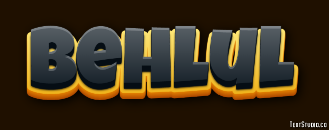 Behlul Efecto de texto
