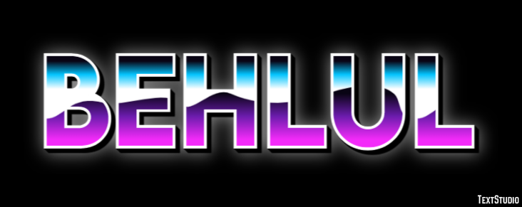 Behlul Efeito de texto