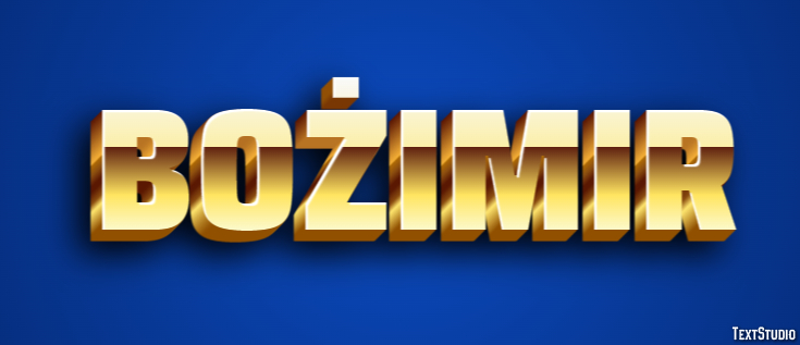Bożimir Efekt tekstowy