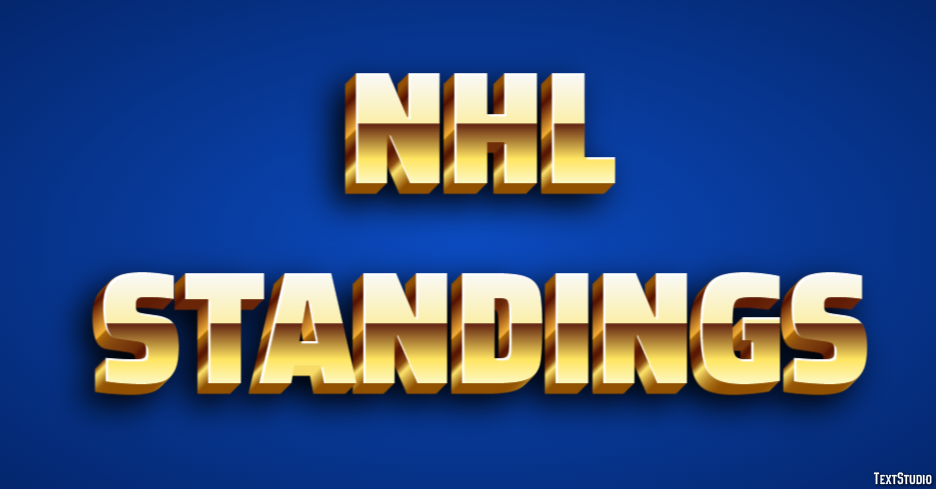 Nhl Standings Tekst effect