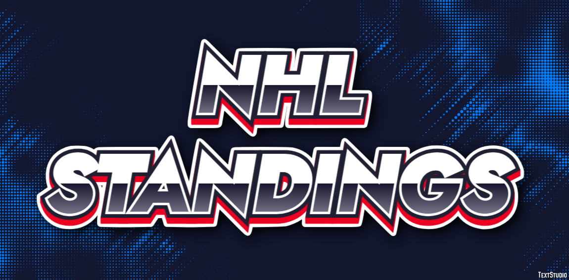Nhl Standings Tekst Effect
