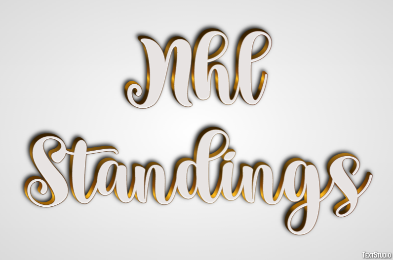 Nhl Standings Tekst effect