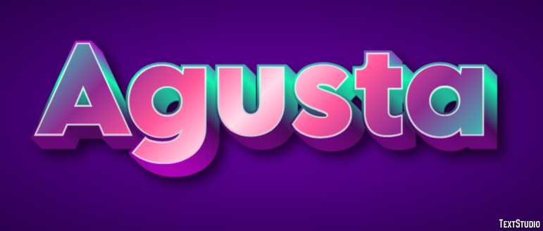 Agusta Text Effect