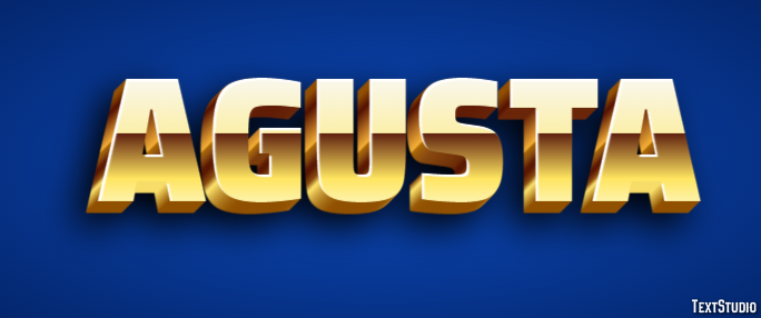 Agusta Text Effect