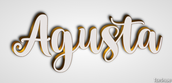 Agusta Text Effect