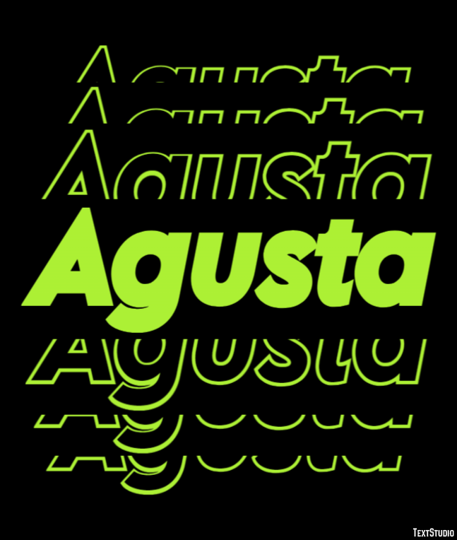 Agusta Text Effect