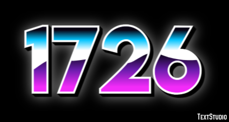 1726 Tekst Effect