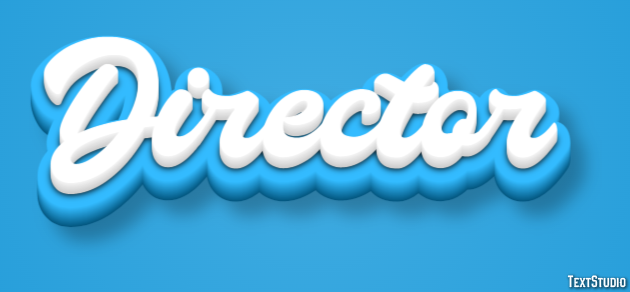 Director Text Effect