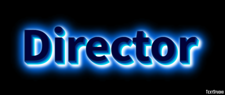 Director Text Effect