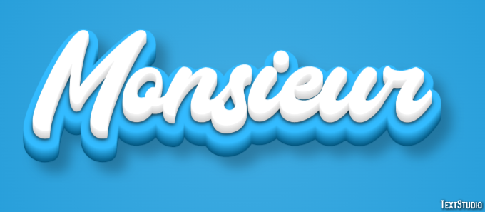 Monsieur Effet de texte