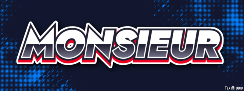 Monsieur Text Effect