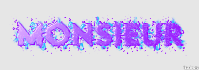Monsieur Effet de texte