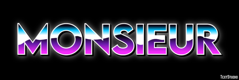 Monsieur Text Effect