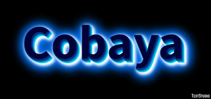 Cobaya Tekst effect