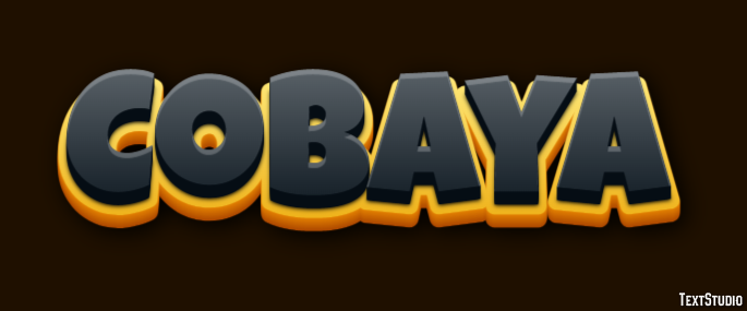 Cobaya Tekst Effect