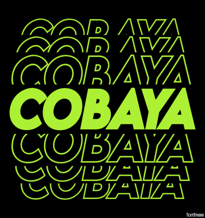 Cobaya Tekst Effect