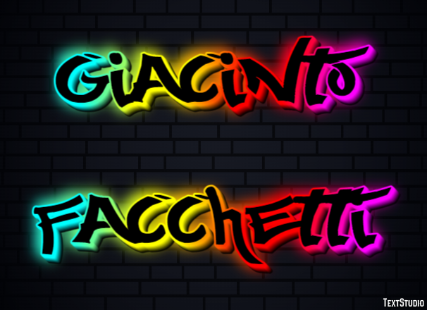 Giacinto Facchetti Text Effect
