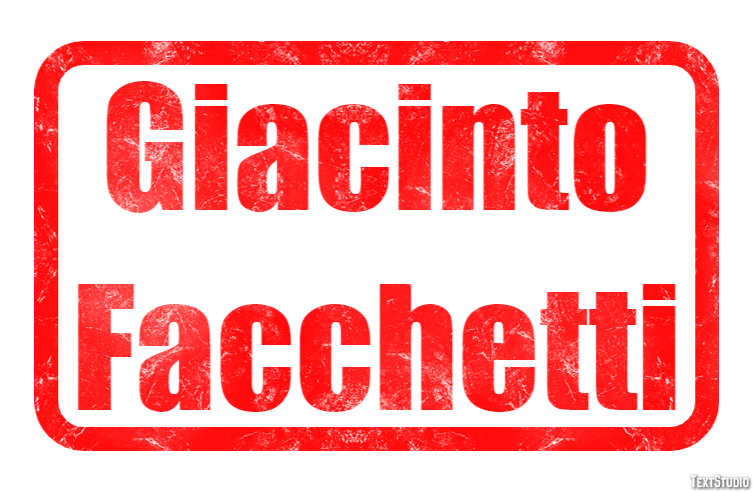Giacinto Facchetti Text Effect
