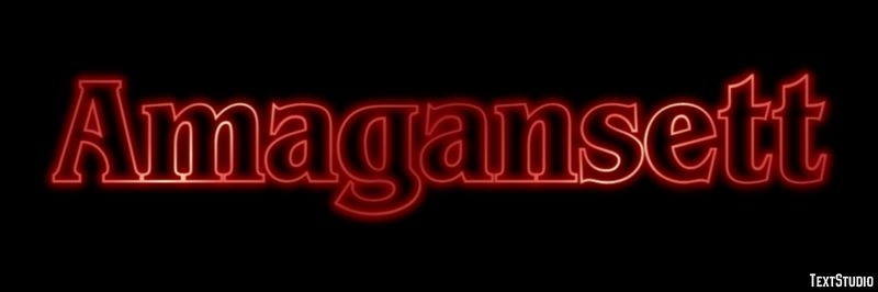 Amagansett Effetto testo